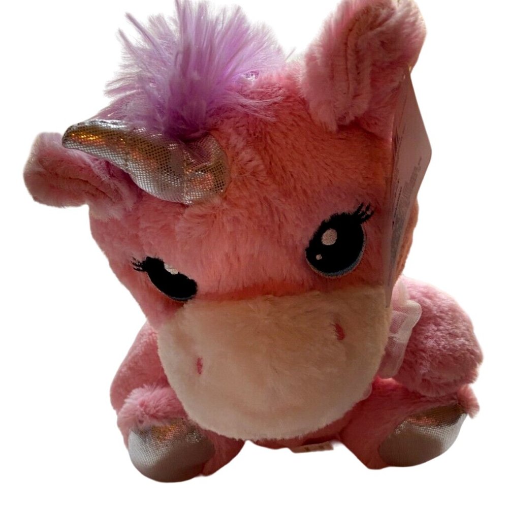 Unicorn Pink Purple Mane Tail Stuffed Animal Plush Toy Publix